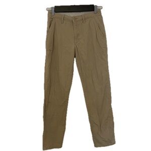GAP Teen Unisex Tan Khaki Chino Pants, Size 16, Stretch Cotton Blend Everyday